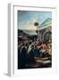 Bela III Founding the Cistercian Monastery at Szentgotthard in 1183-Istvan Dorfmeister-Framed Giclee Print