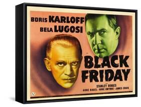 Bela Lugosi, Black Friday, 1940-null-Framed Stretched Canvas