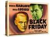 Bela Lugosi, Black Friday, 1940-null-Stretched Canvas