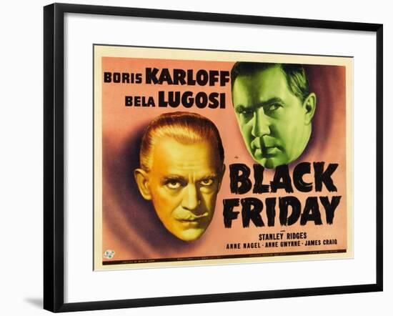 Bela Lugosi, Black Friday, 1940-null-Framed Giclee Print