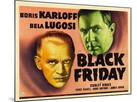 Bela Lugosi, Black Friday, 1940-null-Mounted Giclee Print