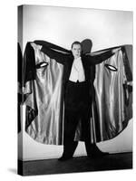 Bela Lugosi in Costume as Dracula, 1931-null-Stretched Canvas