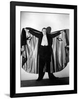 Bela Lugosi in Costume as Dracula, 1931-null-Framed Premium Photographic Print