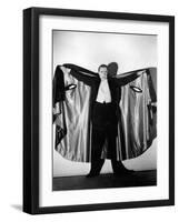 Bela Lugosi in Costume as Dracula, 1931-null-Framed Photographic Print