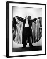 Bela Lugosi in Costume as Dracula, 1931-null-Framed Photographic Print