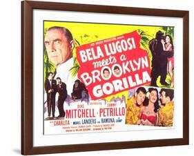 Bela Lugosi Meets a Brooklyn Gorilla, 1952-null-Framed Art Print