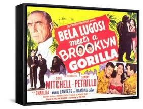 Bela Lugosi Meets a Brooklyn Gorilla, 1952-null-Framed Stretched Canvas