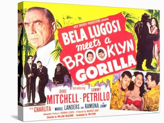 Bela Lugosi Meets a Brooklyn Gorilla, 1952-null-Stretched Canvas