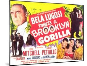 Bela Lugosi Meets a Brooklyn Gorilla, 1952-null-Mounted Art Print