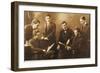 Bela Viktor Janos Bartok with His Colleague Zoltan Kodaly and the Hungarian Quartet-null-Framed Giclee Print