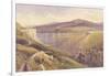 Belah Viaduct, 1869 (W/C and Gouache with Pen and Ink on Paper)-John Osborn Brown-Framed Giclee Print