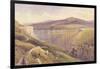 Belah Viaduct, 1869 (W/C and Gouache with Pen and Ink on Paper)-John Osborn Brown-Framed Giclee Print