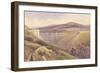 Belah Viaduct, 1869 (W/C and Gouache with Pen and Ink on Paper)-John Osborn Brown-Framed Giclee Print