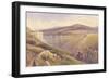 Belah Viaduct, 1869 (W/C and Gouache with Pen and Ink on Paper)-John Osborn Brown-Framed Giclee Print