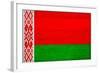Belarus Flag Design with Wood Patterning - Flags of the World Series-Philippe Hugonnard-Framed Art Print