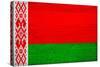 Belarus Flag Design with Wood Patterning - Flags of the World Series-Philippe Hugonnard-Stretched Canvas