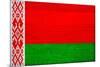 Belarus Flag Design with Wood Patterning - Flags of the World Series-Philippe Hugonnard-Mounted Art Print