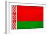 Belarus Flag Design with Wood Patterning - Flags of the World Series-Philippe Hugonnard-Framed Art Print