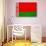 Belarus Flag Design with Wood Patterning - Flags of the World Series-Philippe Hugonnard-Art Print displayed on a wall