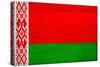 Belarus Flag Design with Wood Patterning - Flags of the World Series-Philippe Hugonnard-Stretched Canvas