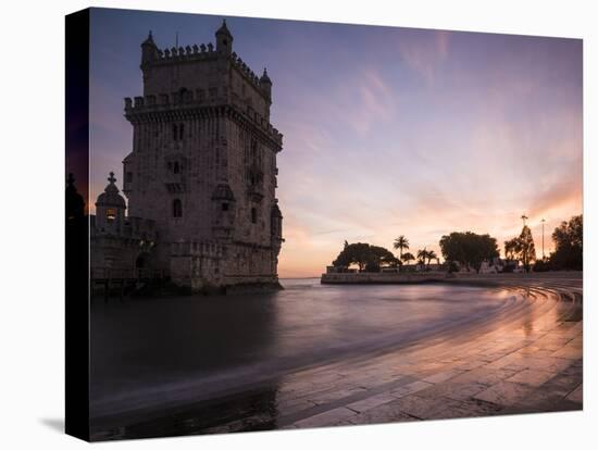 Belem Tower at Dusk (Torre De Belem), Lisbon, Portugal-Ben Pipe-Stretched Canvas