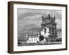 Belém Tower, Lisbon, Portugal, 19th Century-Therond-Framed Giclee Print