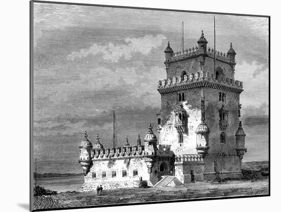 Belém Tower, Lisbon, Portugal, 19th Century-Therond-Mounted Giclee Print