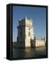 Belem Tower, UNESCO World Heritage Site, Lisbon, Portugal, Europe-Angelo Cavalli-Framed Stretched Canvas