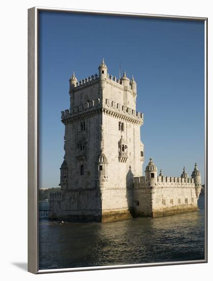 Belem Tower, UNESCO World Heritage Site, Lisbon, Portugal, Europe-Angelo Cavalli-Framed Photographic Print