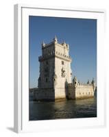 Belem Tower, UNESCO World Heritage Site, Lisbon, Portugal, Europe-Angelo Cavalli-Framed Photographic Print