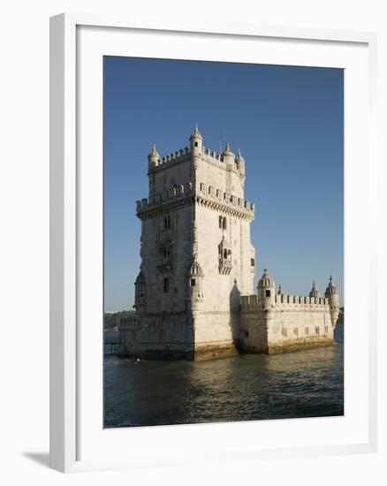 Belem Tower, UNESCO World Heritage Site, Lisbon, Portugal, Europe-Angelo Cavalli-Framed Photographic Print