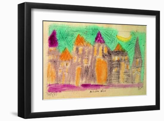 Beleuchtete Hauser, c.1921-Lyonel Feininger-Framed Art Print