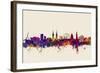 Belfast Northern Ireland Skyline-Michael Tompsett-Framed Art Print