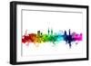 Belfast Northern Ireland Skyline-Michael Tompsett-Framed Art Print