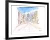 Belfast Northern Ireland Street Scene in Ulster-M. Bleichner-Framed Art Print