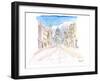 Belfast Northern Ireland Street Scene in Ulster-M. Bleichner-Framed Art Print