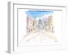 Belfast Northern Ireland Street Scene in Ulster-M. Bleichner-Framed Art Print