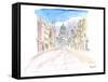 Belfast Northern Ireland Street Scene in Ulster-M. Bleichner-Framed Stretched Canvas