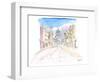 Belfast Northern Ireland Street Scene in Ulster-M. Bleichner-Framed Art Print