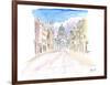 Belfast Northern Ireland Street Scene in Ulster-M. Bleichner-Framed Art Print