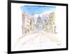 Belfast Northern Ireland Street Scene in Ulster-M. Bleichner-Framed Art Print