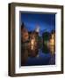 Belfort and River Dijver, Bruges, Flanders, Belgium-Alan Copson-Framed Photographic Print