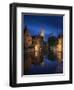 Belfort and River Dijver, Bruges, Flanders, Belgium-Alan Copson-Framed Photographic Print