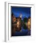 Belfort and River Dijver, Bruges, Flanders, Belgium-Alan Copson-Framed Photographic Print