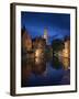 Belfort and River Dijver, Bruges, Flanders, Belgium-Alan Copson-Framed Photographic Print