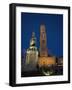 Belfort and Statue of Pieter de Coninck and Jan Breidel, the Markt, Bruges, Belgium-Alan Copson-Framed Photographic Print