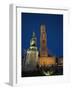 Belfort and Statue of Pieter de Coninck and Jan Breidel, the Markt, Bruges, Belgium-Alan Copson-Framed Photographic Print