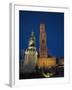 Belfort and Statue of Pieter de Coninck and Jan Breidel, the Markt, Bruges, Belgium-Alan Copson-Framed Photographic Print