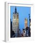 Belfort Belfry and St. Baafskathedraal (St. Baafs Cathedral), Ghent, Flanders, Belgium, Europe-Christian Kober-Framed Photographic Print