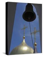 Belfry and Domes of Newly-Built Russian Orthodox Cathedral in Historic Centre, Habana Vieja, Cuba-John Harden-Stretched Canvas